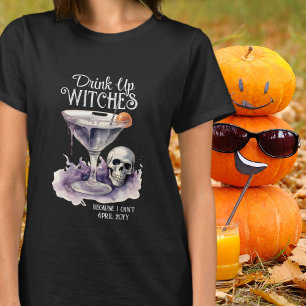 Trinkt aus, Hexen Schwangerschafts-Offenbarung Lil T-Shirt
