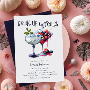 Trinkt Hexen Halloween Cocktails Junggesellinnenab Einladung