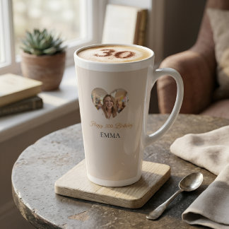 Trinkwaren Geburtstag personalisiertes Foto, Gebu Milchtasse