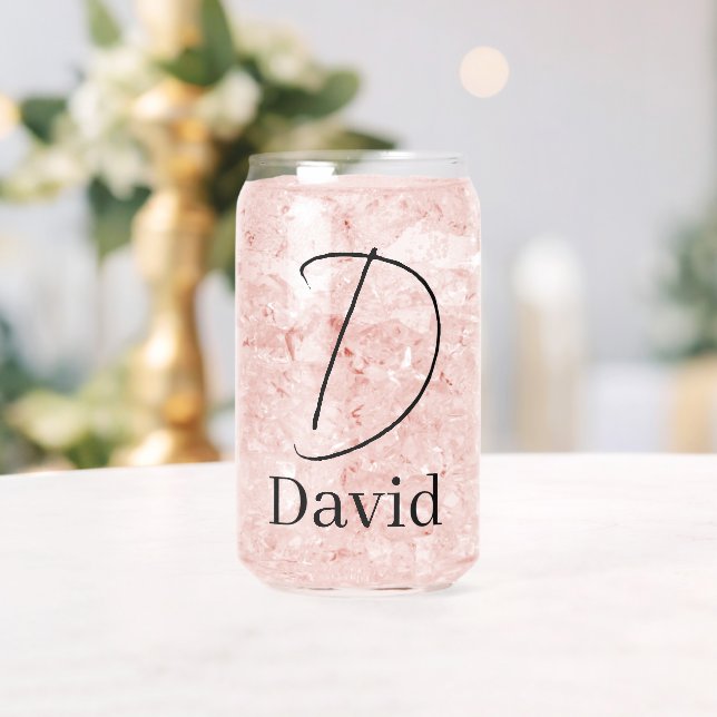 Trinkwaren-Set Buchstabe D Dosenglas (Insitu (Hochzeit))