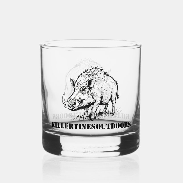 Trinkwaren-Set Whiskyglas (Vorderseite)