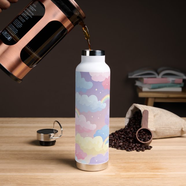 Trinkwarenflasche Trinkflasche (Kaffee (gedreht))