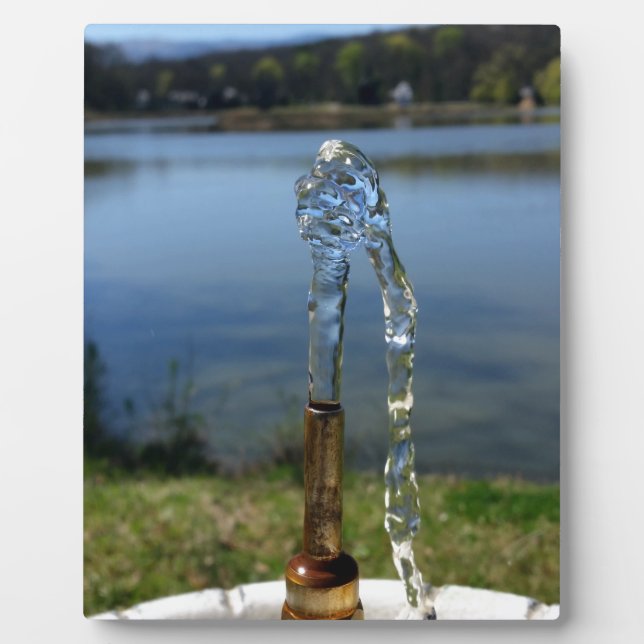 Trinkwasser Fotoplatte (Vorderseite)