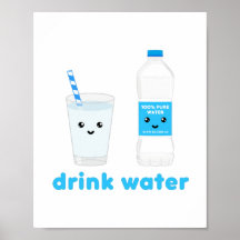 Trinkwasser - Kawaii-Design
