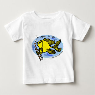 Trinkwasser - niedlicher, lustiger Baby-T - Shirt