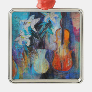 Trio 2014 ornament aus metall