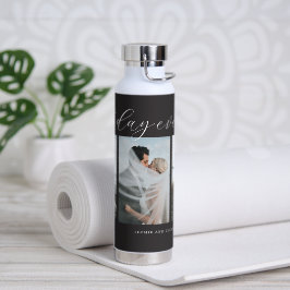 Trio Collage EDITABLE FARBFLASCHE Trinkflasche