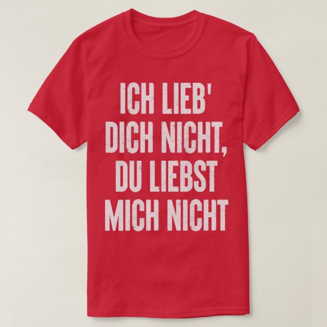 Trio DA DA Texte Design T-Shirt (Design vorne)