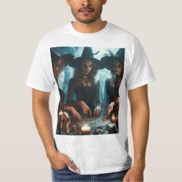 Trío de brujas haciendo magia negra T-Shirt