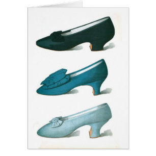 Trio der blauen Schuhe