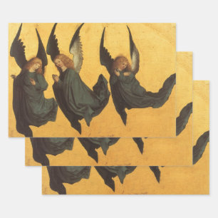 Trio der Renaissanceengel von Meister des Hausbuch Geschenkpapier Set