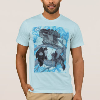Trio des Winged Katzen-T - Shirt