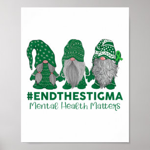 Trio Gnome beendet Stigma Mental Health S Awarenes Poster