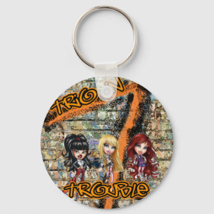 Trio im Problem Keychain2 Schlüsselanhänger