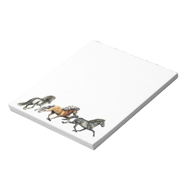 Trio in Tolt Notizblock (Rotiert)