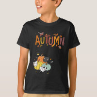 Trio Niedlich Pumpkin Cats Hallo Herbstsonntag