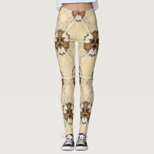 Trio of Bees for All Biene Lovers Leggings