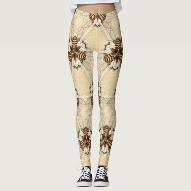 Trio of Bees for All Biene Lovers Leggings (Vorderseite)