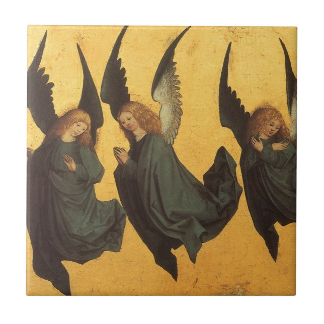 Trio of Renaissance Angels by Master of Housebook Fliese (Vorderseite)