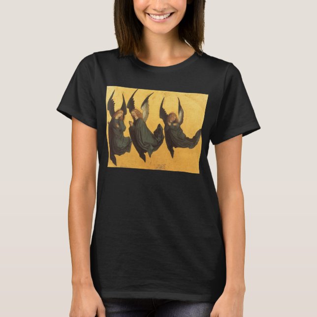Trio of Renaissance Angels by Master of Housebook T-Shirt (Vorderseite)