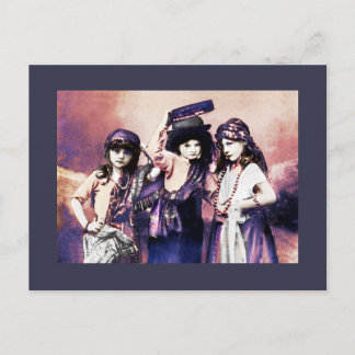 Trio of Sinti und Roma Children Postkarte