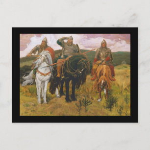 Trio of Viking Scouts (Krieger) Postkarte