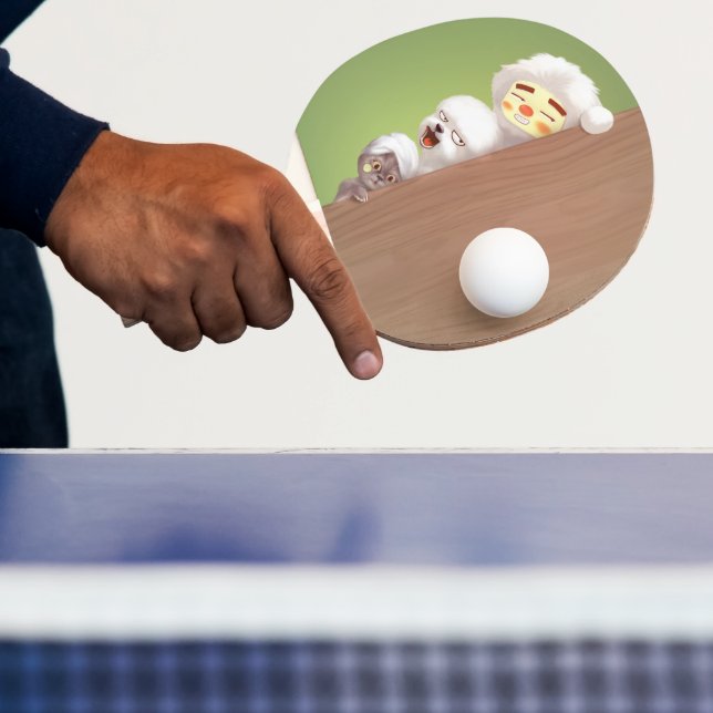 Trio Peeking Animals Tischtennis Schläger (InSitu)