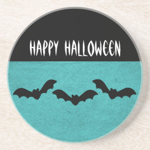 Trio von Fledermäusen Halloween-Untersetzer, Aquam Untersetzer