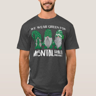 Trio wird im Mai tragen wir Grün für psychische Ge T-Shirt