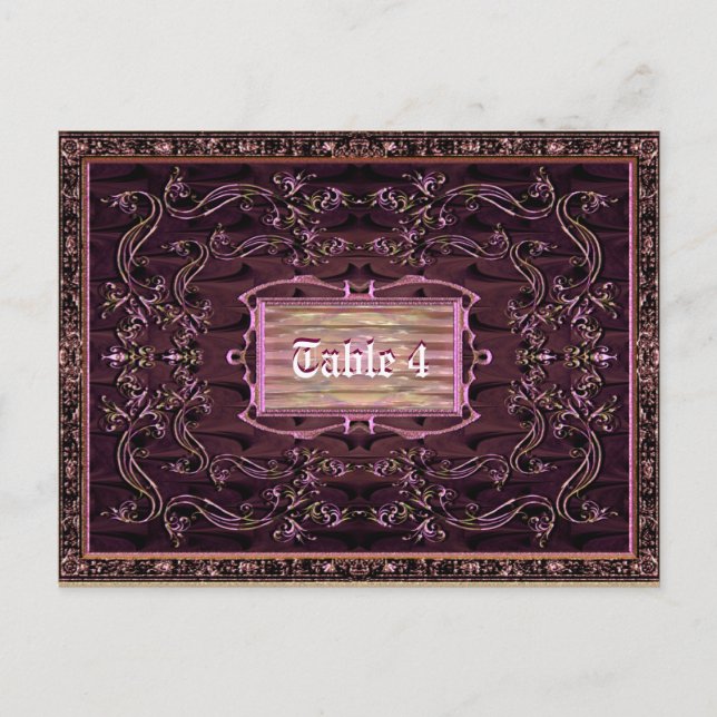 TriompheL-Liza-Tischkarte Postkarte (Vorderseite)