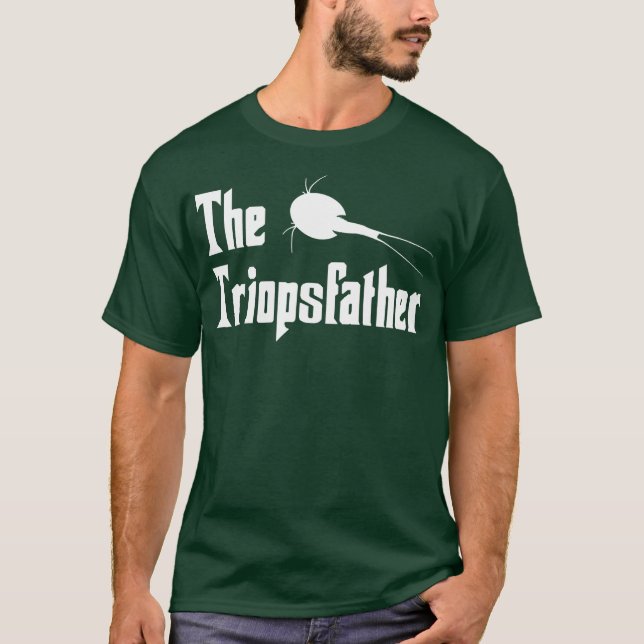 Triopsvater Seeaffe Vater Funny Sprichwort Triops T-Shirt (Vorderseite)