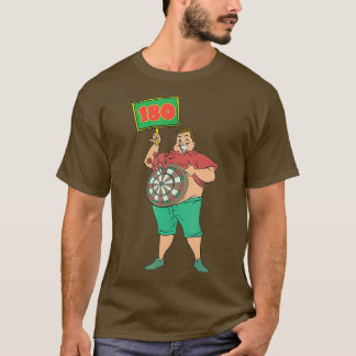 Triple 180 Dartboard Dart Turnier T-Shirt