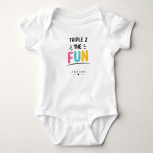 Triple 2 Der Spaß Baby-Weste Baby Strampler