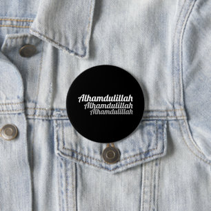 Triple Alhamdulillah Schwarze Taste Button