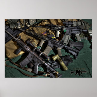 Triple AR15 Poster