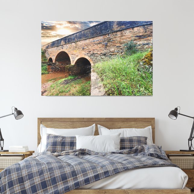 Triple Arched Bridge Leinwanddruck (Insitu (Schlafzimmer))