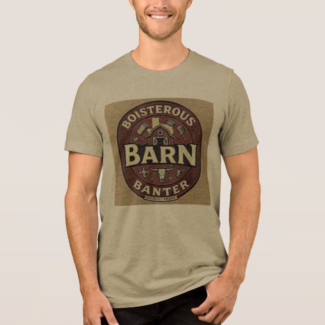 Triple B Logo-Shirt Tri-Blend Shirt (Vorderseite)