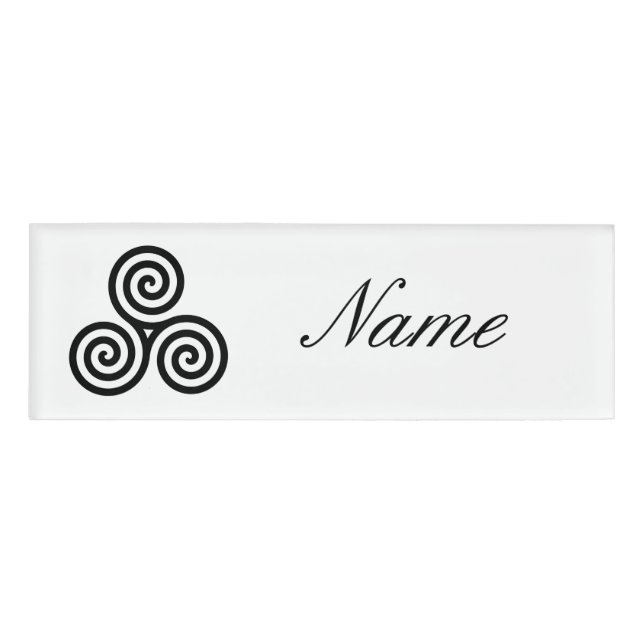 Triple Black Spiral Thunder_Cove Namenschild (Vorderseite)