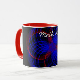 Triple Blueberry Accent Math Art Coffee Tasse