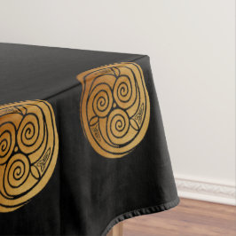 Triple Celtic Knot Swirl Mandala Border Tischdecke