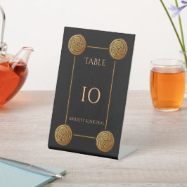 Triple Celtic Knot Swirl Wedding Sockelschild