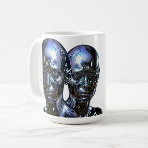 Triple Chrome Büsten Sammler  Kaffeetasse