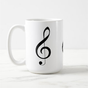 Triple Clef Musical Note, Kaffeetasse