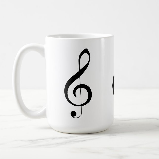 Triple Clef Musical Note, Kaffeetasse (Links)