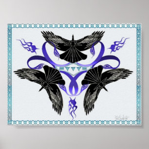 Triple Crow Celtic Knot Poster