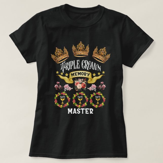 Triple Crown Memorial Master CC Floral T-Shirt (Design vorne)