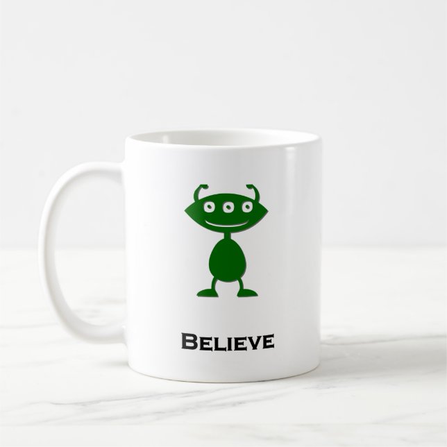 Triple Eye glaubt grün Tasse (Links)