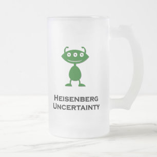 Triple Eye Heisenberg Unsicherheit grün Mattglas Bierglas
