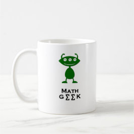 Triple Eye Math Geek grün Kaffeetasse