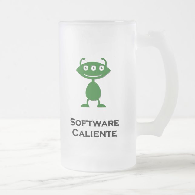 Triple Eye Software Caliente Green Mattglas Bierglas (Rechts)